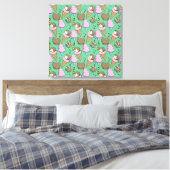 Eiscrememuster | Lollenmuster | Lollipop 29 Leinwanddruck (Insitu (Schlafzimmer))