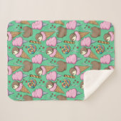 Eiscrememuster | Lollenmuster | Lollipop 29 Sherpadecke (Vorderseite (Horizontal))