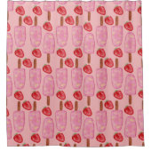 Eiscrememuster | Lollenmuster | Lollipop 2 Duschvorhang (Vorderseite)