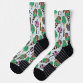 Eiscrememuster | Lollenmuster | Lollipop 30 Socken (Links)