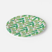 Eiscrememuster | Lollenmuster | Lollipop 3 Pappteller (Schrägansicht)