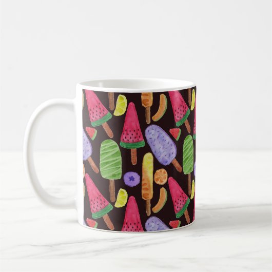 Eiscrememuster | Lollenmuster | Lollipop 4 Kaffeetasse (Links)