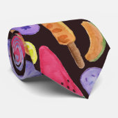 Eiscrememuster | Lollenmuster | Lollipop 4 Krawatte (Gerollt)