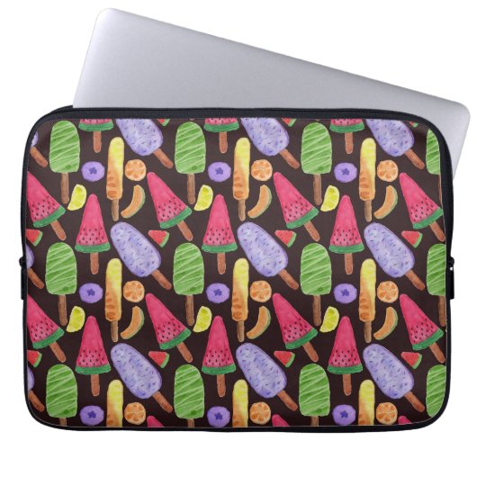 Eiscrememuster | Lollenmuster | Lollipop 4 Laptopschutzhülle (Vorderseite)