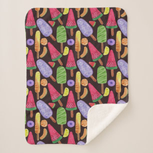 Eiscrememuster   Lollenmuster   Lollipop 4 Sherpadecke