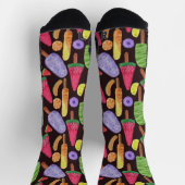 Eiscrememuster | Lollenmuster | Lollipop 4 Socken (Oben)