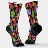 Eiscrememuster | Lollenmuster | Lollipop 4 Socken (Gewinkelt)