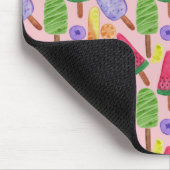 Eiscrememuster | Lollenmuster | Lollipop 5 Mousepad (Ecke)
