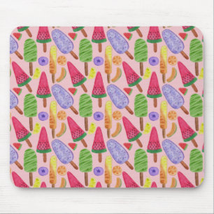 Eiscrememuster Lollenmuster Lollipop 5 Mousepad