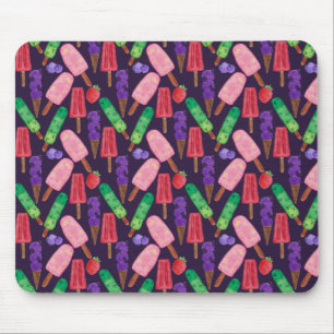 Eiscrememuster Lollenmuster Lollipop 6 Mousepad