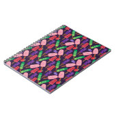 Eiscrememuster | Lollenmuster | Lollipop 6 Notizblock (Linke Seite)