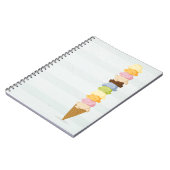 Eiscremenotizbuch Notizblock (Linke Seite)