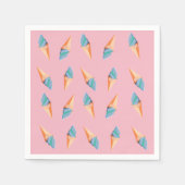 Eiscremepapier Napkins Serviette (Vorderseite)