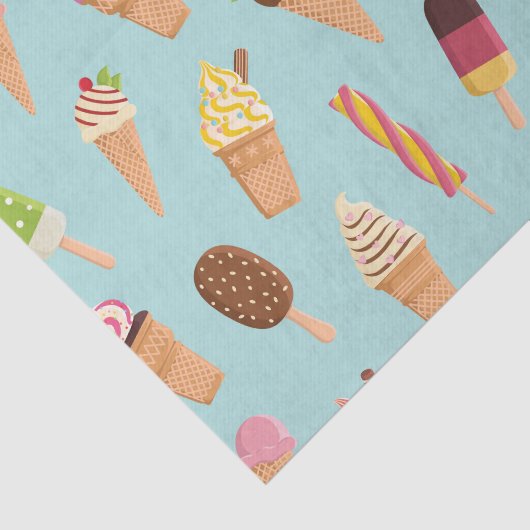 Eiscremepastelle Seidenpapier (Ausschnitt)