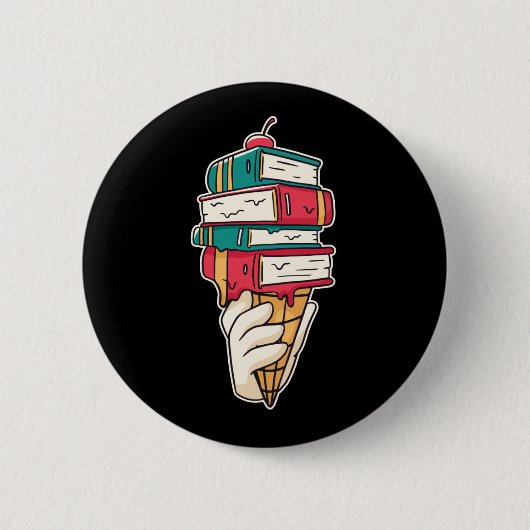 Eiscremepuppe Button (Vorderseite)