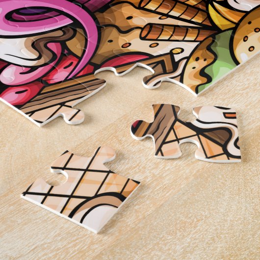Eiscremepuzzle Puzzle (Seite)