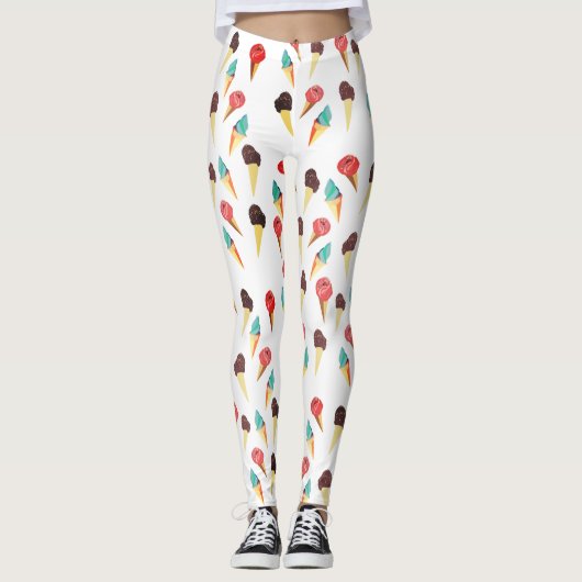 Eiscremes Leggings (Vorderseite)