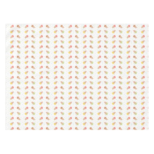 Eiscremes und Sprinklen Tischdecke (Vorderseite (Horizontal))