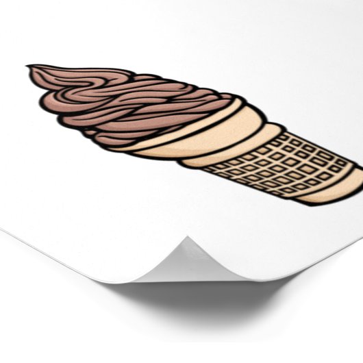 Eiscremesammlung Poster (Ecke)