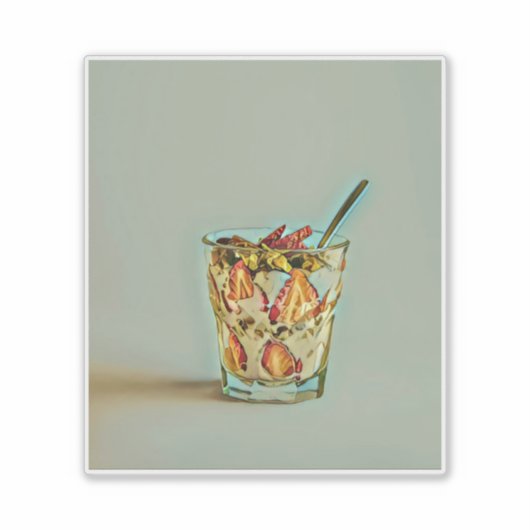 Eiscremeshop Aufkleber (Vorderseite)