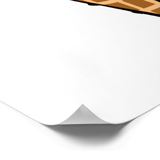 EiscremeShop-Plakat Poster (Ecke)