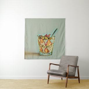 Eiscremeshop Wandteppich