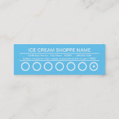 Eiscremeskarte Treuekarte (Rückseite)