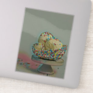 Eiscremesuppe Sprinklen Aufkleber