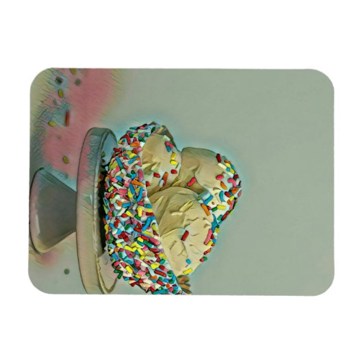 Eiscremesuppe Sprinklen Magnet (Horizontal)