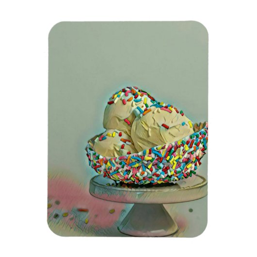 Eiscremesuppe Sprinklen Magnet (Vertikal)