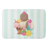 Eiscremesuppen mit Sprinklen Badematte (Vorderseite)