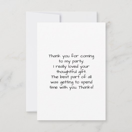 Eiscremesuppen mit Sprinklen Danke (Rückseite)