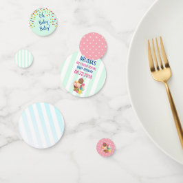 Eiscremesuppen mit Sprinklen Konfetti