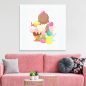 Eiscremesuppen mit Sprinklen Leinwanddruck (Insitu (Wohnzimmer))