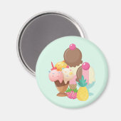 Eiscremesuppen mit Sprinklen Magnet (Vorderseite/Rückseite)