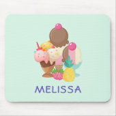 Eiscremesuppen mit Sprinklen Mousepad (Vorne)