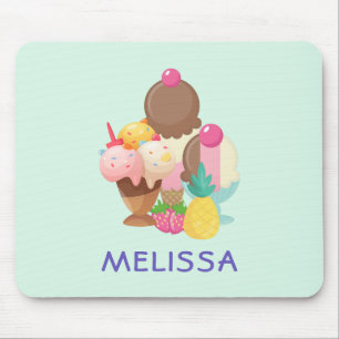 Eiscremesuppen mit Sprinklen Mousepad