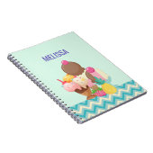 Eiscremesuppen mit Sprinklen Notizblock (Rechte Seite)