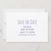 Eiscremesuppen mit Sprinklen Save the Date (Rückseite)