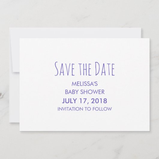 Eiscremesuppen mit Sprinklen Save the Date (Rückseite)