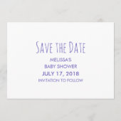 Eiscremesuppen mit Sprinklen Save the Date (Rückseite)