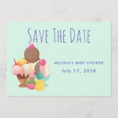Eiscremesuppen mit Sprinklen Save the Date (Vorderseite)