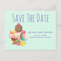 Eiscremesuppen mit Sprinklen Save the Date
