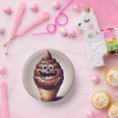 Eiscremetage - niedlicher Brustkorb Pappteller (Party)