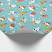 Eiscremeverpackung Geschenkpapier (Ecke)