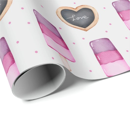 Eiscremeverpackungspapier Geschenkpapier (Rolleneckpunkt)