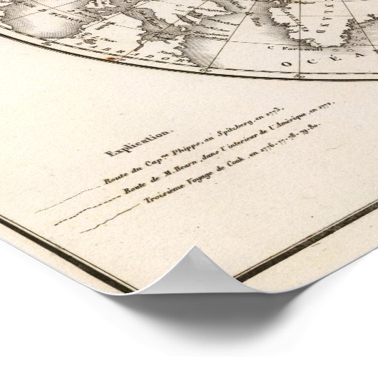 Eisdiagramm boreal poster (Ecke)