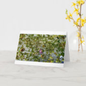 Eisdicken und Kleber, Karte (Gelbe Blume)