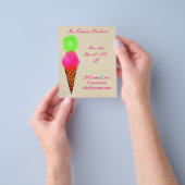 Eisdiele Eiscafé-Werbung Flyer (Gruppe)