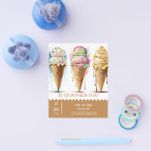 Eisdiele Flyer (Einzeln)